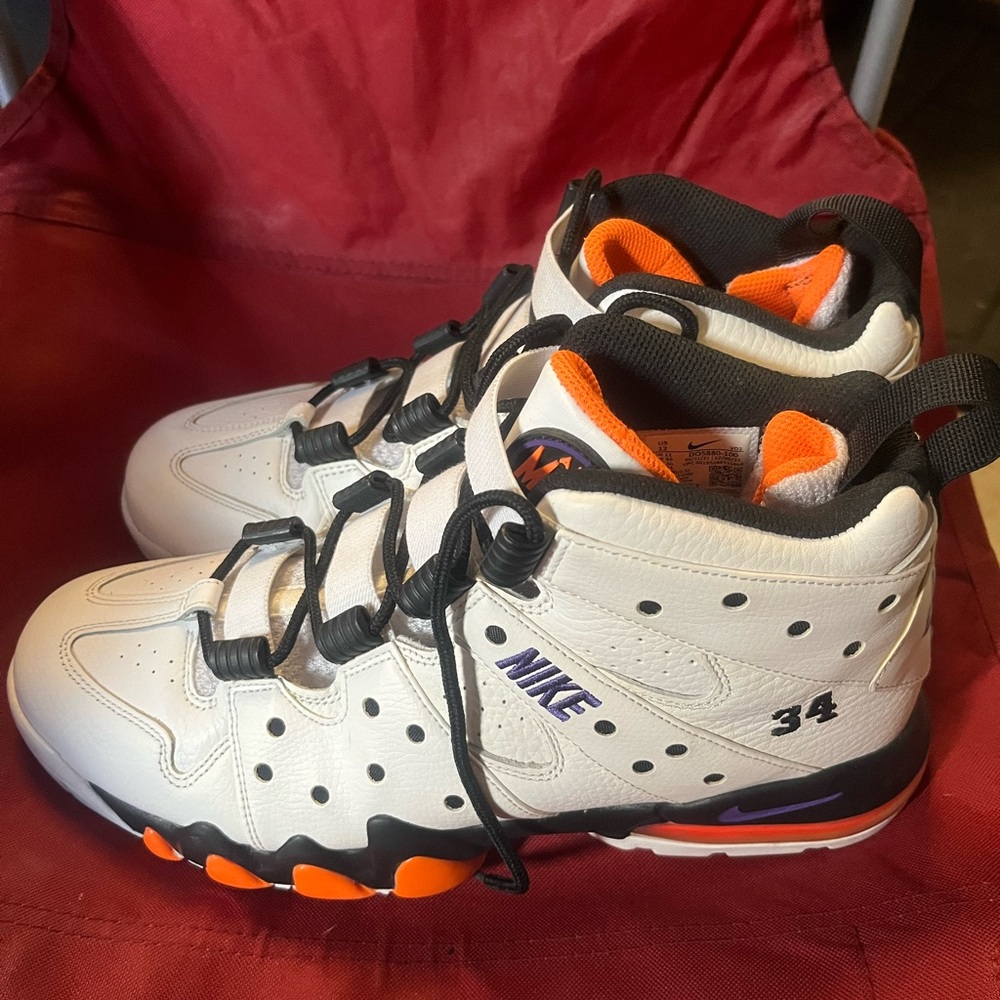 Nike Airmax2 CB 94 white orange trainers